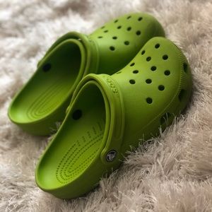 Green crocs